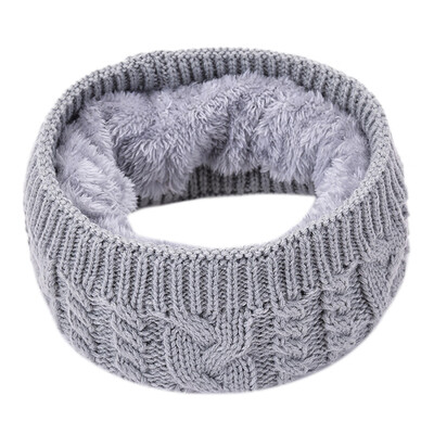 

Gobestart Women Men Solid Winter Warm Collar Knitted Shawl Soft Neck Scarf