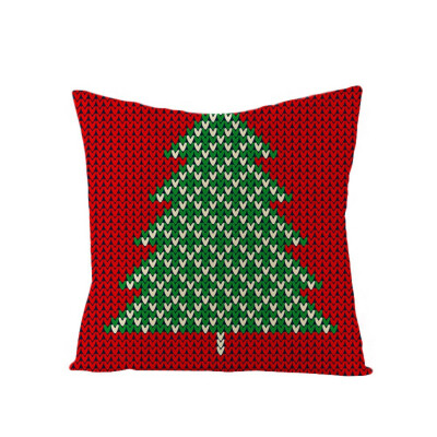 

Christmas Cushion Cover 4545 Zipper Closure Merry Christmas Printed Decorative Pillows Sofa Home Decoration Pillowcase