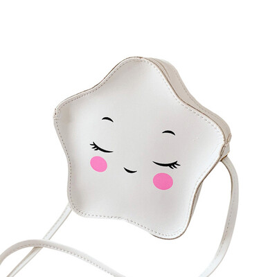 

New Children Cute Five-pointed Star Design Cross-body Handbag Fashion Girls Kids Shoulder Messenger Bag
