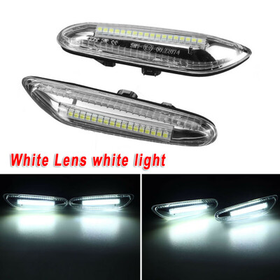 

Side Marker Repeater Turn Indicator LED Lights Lamps For BMW E46 E60 E82 E90 E92
