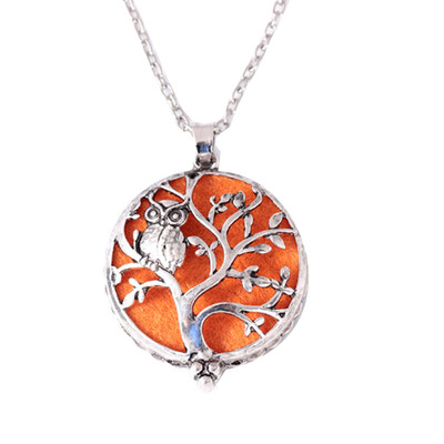 

Owl Life Tree Pendant Women Girls Necklace Alloy Neck Decoration Fashion Jewelry Birthday Gifts