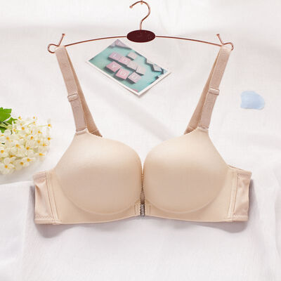 

Front Closure Women Bras Fashion Small Chest Bra Beauty Back Gathered Bra Female Lingerie