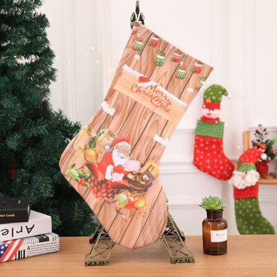 

Toponeto Merry Christmas Plush Tree Hanging Gift Candy Large Socks Decoration