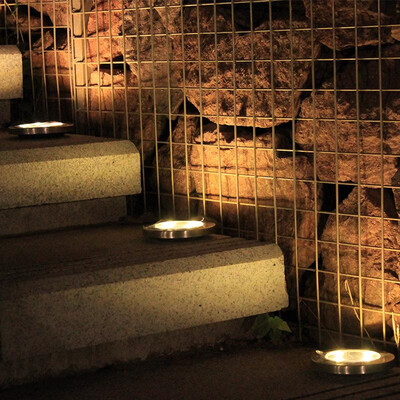 

Cross-border special for the new 4LED solar underground light lawn lamp stainless steel outdoor garden lights into the square ligh
