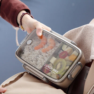 

Toponeto Multilayer Stainless Steel Insulation Lunch Bento Box Food Container