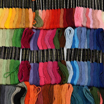 

JPGIF Premium Rainbow Color Embroidery Floss Cross Stitch Threads