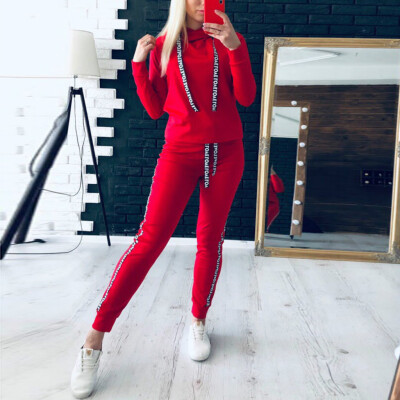 

Tailored European And American Autumn And Winter Womens New Sports Suit Two-Piece