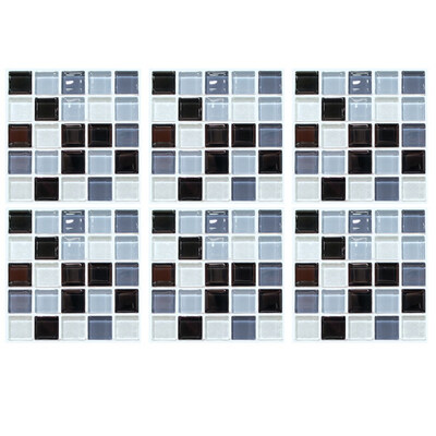 

Wall Decal Mosaic Brick Wall Stickers for Living Room TV Background Nursery Bedroom