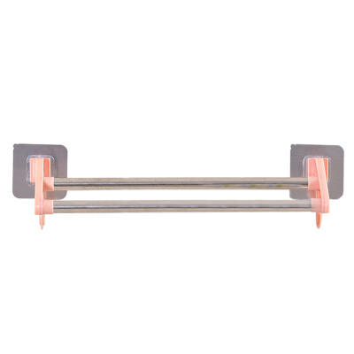 

High Quality Stainless Steel Towel Rack Wall Mounted Towel Holder Brushed Towel Shelf For Bathroom