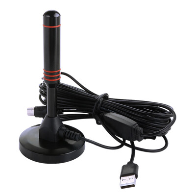 

HDTV015 25dB Indoor Digital TV Aerial Digital HDTV Antenna 50Miles Range Double Signal Amplifiers Booster VHF UHF Antenna