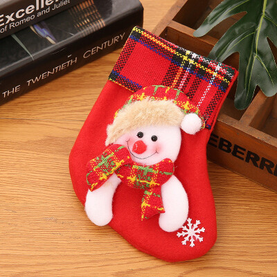 

Toponeto Christmas Stockings Socks Santa Claus Candy Gift Bag Xmas Hanging Decor