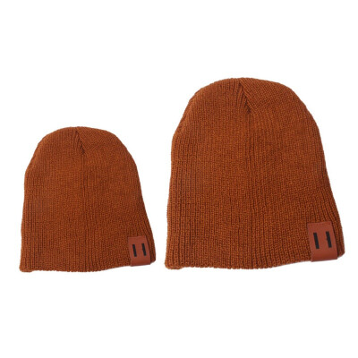 

Winter Parent-Child Hat Mother Child Daughter Son Baby Winter Warm Soft Knit Hat Family Ski Cap