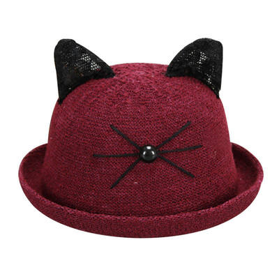

Fashion Cute Cartoon Cat Baby Boys Girls Hat Soft Sun Cap Baby Summer Hats Newborn Baby Boy Caps
