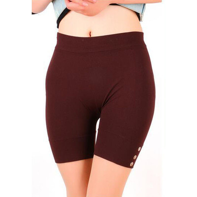 

Casual Solid Women Summer Leggings Slim Fitness High Stretch Short Leggings Female Short Trousers Sporting Leggings