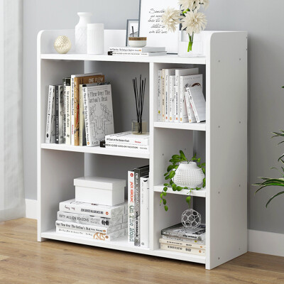 

Gobestart Simple Combination Bookcase Bookshelf Home Multi-layer Floor Rack