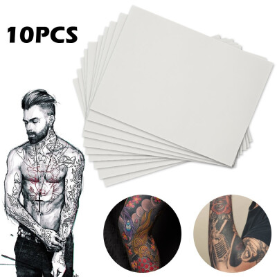 

10 X Learning Blank Tattoo Tattoo Fake Practice Skin 193 14cm