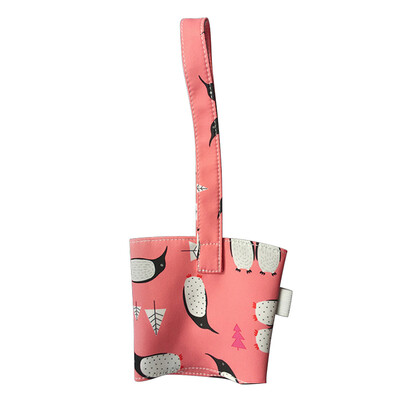 

Cup Set Cute Cartoon Tote Bag Anti-hot Portable Cup Bag Cotton Cloth Waterproof Cup Set Cute Canvas Tote Bag