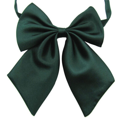 

Fashion Butterfly Women Cravat Neckwear Adjustable Party Bow Tie Solid Color