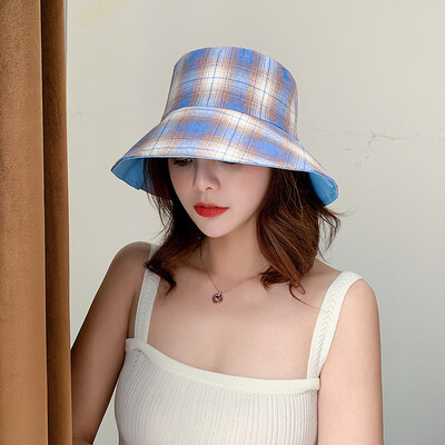 

Ms Redwood Fishermans Cap Sunscreen Sunshade Cap Korean version Sunscreen Sunshade Cap Double-sided Cap Chao Chun-qiu in Summer