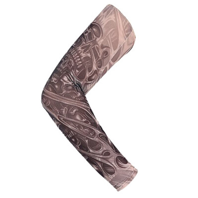 

2Pcs Long Tattoo Sleeve Sun Protection Cooling Arm Sleeves Cover Sunscreen Sleeves Oversleeve Outdoor Sports Cycling Accessories