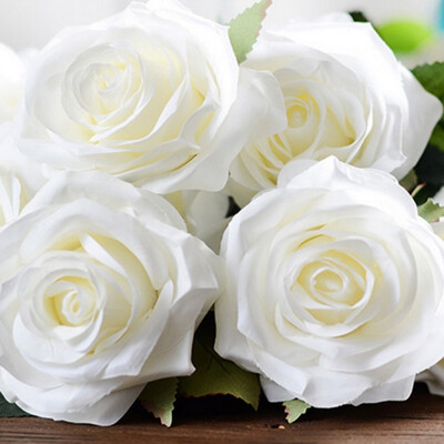 

1 Bunch Artificial silk French Rose Bouquet Fake Flower Arrange Table Daisy Wedding Home Decorative Flowers