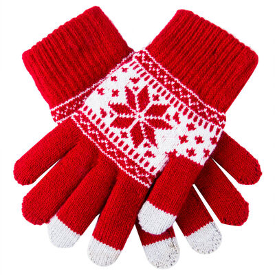 

Warm Winter Gloves Knitted Cotton Touch Screen Gloves Men Women Soft Gloves