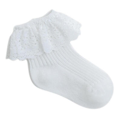 

Baby Socks Baby Girls Infant Autumn Cotton Lace Socks Warm Anti Slip Floor Socks Leg Warmer