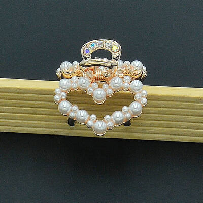 

All Seasons New Baby Kids Girls Alloy Pearl Cute Hair Clips Geometric Design Korean Style High Quality Princess Hair Accessories
