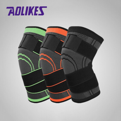 

Knee Sleeve Pressurized Fitness Running Cycling Bandage Leg Protector Pad Elastic Nylon Sports Compression Knee Cap