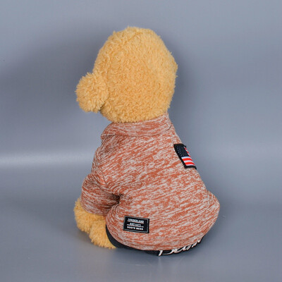 

Warm Dog Cotton Jumpsuit Pet Leisure Tracksuit Winter 4-legged Outfits Puppy Sweatshirt