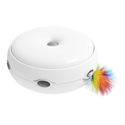 

Electric Cat Toy Smart Funny Cat Stick Crazy play Disc Cat Catching Mouse
