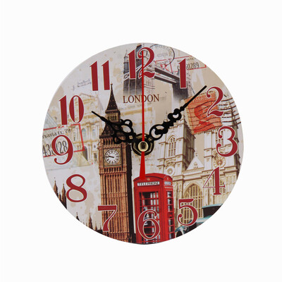 

Gobestart Vintage Style Antique Wood Wall Clock for Home Kitchen Office