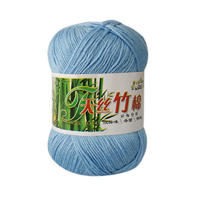 

Gobestart New Bamboo Cotton Warm Soft Natural Knitting Crochet Knitwear Wool Yarn 50g A