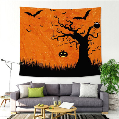 

Toponeto Halloween Tapestry Art Wall Hanging Blanket Room Decor