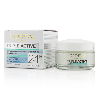 

LOREAL - Triple Active Multi-Protective Day Cream 24H Hydration - For Normal Combination Skin 50ml17oz