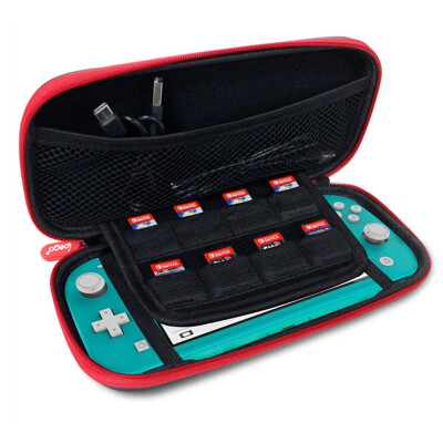 

9 In 1 Kit Carrying Travel Case Cover Type-C Cable Cord Screen Protector Caps For Nintendo Switch Lite