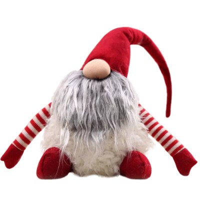 

Handmade Swedish Tomte Christmas Decoration Santa Claus Scandinavian Plush Christmas Gnome Plush-Christmas Gift Birthday Present