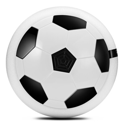 

Air Power Soccer Disc LED Lights Electric Gliding Floating Football Indoor Outdoor Game Kids Toy