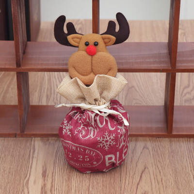 

〖Follure〗Santa Claus Snowman Elk Christmas Candy Packaging Christmas Candy Decoration