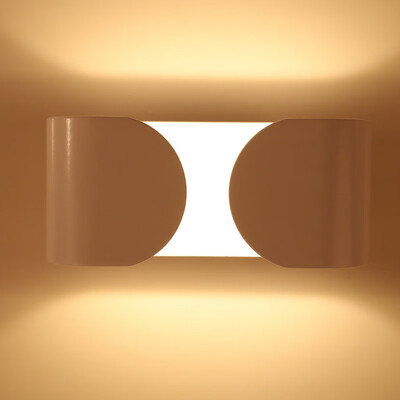 

Gobestart Creative Round Spiral Wall Light LED Decoration Room Living Room Spotlight Aisle