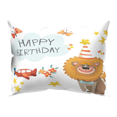 

〖Follure〗Print Pillow Case Polyester Sofa Car Cushion Cover Home Decor 30 X 50cm