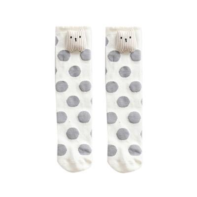 

Baby Girl Cute Socks Dot Pattern Cotton Long Socks Party Infant Children Soft Crib Leg Warmer Casual Socks