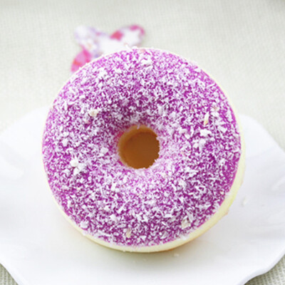 

YIWULASquishy Squeeze Stress Reliever Soft Colourful Doughnut Scented Slow Rising Toys
