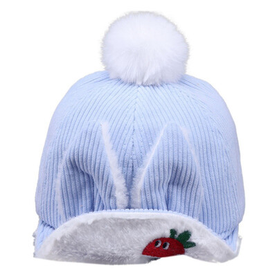 

Baby Girl Hat Rabbit Ear Hat Cartoon Cute Baby Hats For Girls Cotton Bow Knot Children\\\s Cap Toddler Kids Hats
