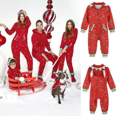 

XMAS PJs Family Matching Adult Women Kid Christmas Nightwear Pyjamas Pajamas Set