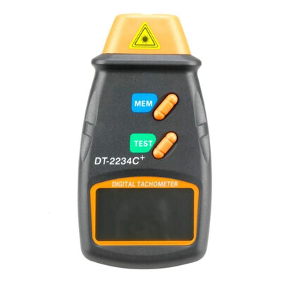 

Photo Tachometer Digital Speedometer Car Electric Motor Non-Contact RPM Tester Meter