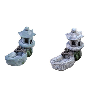 

Resin Artificial Mini Pool Tower Miniature Landscape DIY Ornament Home Houses Decorative Micro Craft