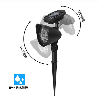 

Cross-border dedicated solar lawn spotlights 3LED garden lights outdoor waterproof landscape lighting decorative lights waterproof