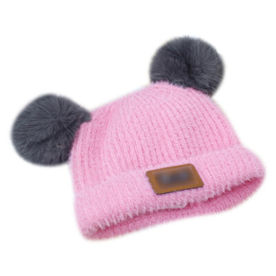 

Baby Hat Knitted ball Hat For Girls Fashion Cute Boys Caps Spring Childrens Hats Caps 0-2t