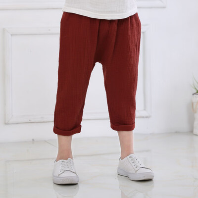 

Global Sales Summer Casual Children Cotton Knickerbockers Capris Kids Bloomers Anti-mosquito Pants